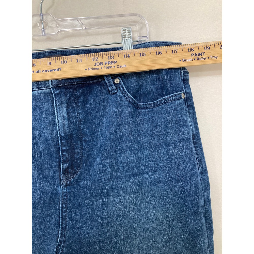 NYDJ Billie Mini Boot Jeans size 16 Medium Wash High Rise Stretch Bootcut - Picture 4 of 8